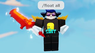 1v50 but EVERYONE has LOW Gravity Roblox Bedwars [upl. by Elinor254]