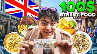 100 Street Food challenge London THIS WAS Expensive [upl. by Acissev]