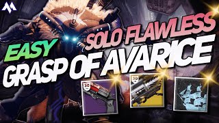 SOLO FLAWLESS GRASP OF AVARICE How ANYONE Can SOLO GRASP OF AVARICE SOLO Gjallarhorn  Destiny 2 [upl. by Magan]