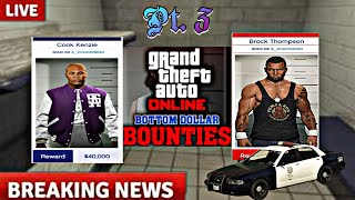 🟢GTA V Bottom Dollar Bounties LIVE 🎮 Part 3 🔥Promote🔥 [upl. by Hanselka723]