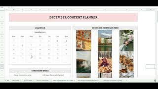 Create A Content Calendar From Scratch Social Media Calendar Template [upl. by Idihc641]