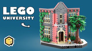 LEGO University MOC  Real LEGO set [upl. by Allemat]