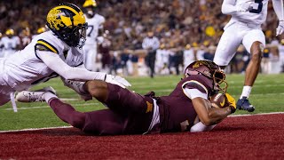 Highlights Gophers Fall to 2 Michigan [upl. by Nightingale169]