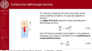 Fisica11 Modalità di trasporto del calore [upl. by Brink483]