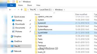 syswow64 and system32 folder location on windows 7 and windows 10 [upl. by Anrak532]