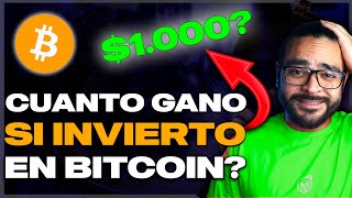 Cómo Invertir en Bitcoin Para Principiantes Y Cuanto Puedes Ganar Aquí Te Lo Explico [upl. by Candless676]