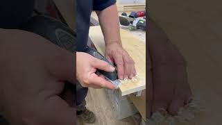 How I trim edges of material with Festool festool wood ultimatemobilewoodshop [upl. by Pangaro]