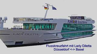 Kreuzfahrt mit der MS Lady Diletta auf dem Rhein [upl. by Philis]