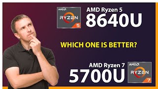 AMD Ryzen 5 8640U vs AMD Ryzen 7 5700U Technical Comparison [upl. by Enomyar]