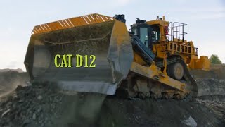 Caterpillar D12 Bulldozer [upl. by Aisatna]