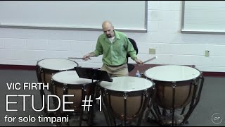 Etude No 1 Vic Firth performed by Chad Floyd [upl. by Emyam]