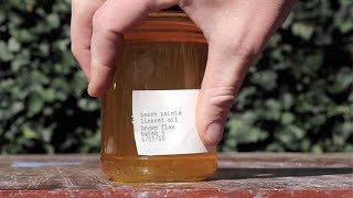 Making linseed oil a process [upl. by Ahtnams]