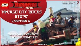 Lego Ninjago Movie Videogame Location 3  Ninjago City Docks STORY  HTG [upl. by Ennaesor]