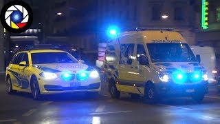 Ambulance amp SMUR  EMS Response Geneva [upl. by Scully919]