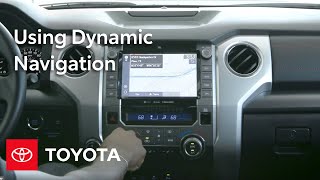 How To Use Dynamic Navigation in the Toyota Multimedia System [upl. by Jenei]