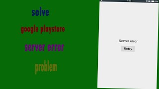 How to fix Google PlayStore server error [upl. by Waylon]