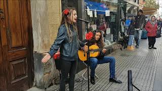 Flamenco en la calle Cádiz [upl. by Silin408]