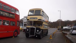 HELLFIRE THRASH Preserved Birmingham City Transport Leyland PD2 2222 JOJ 222 Route 57 [upl. by Daniella]