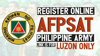 2021 AFPSAT SCHEDULE FOR LUZON APPLICANTS  PHILIPPINE ARMY  HOW TO APPLY FOR AFPSAT AQE SWE [upl. by Ahsinotna143]