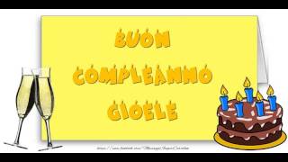 Buon Compleanno Gioele [upl. by Ellened]