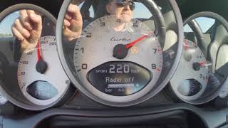 Porsche 997 Turbo 0300 acceleration test [upl. by Aeet]