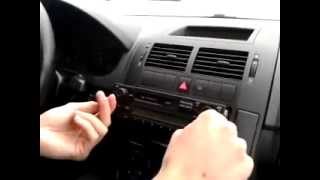 How to remove factory vw stereo without special tools [upl. by Jemmie]