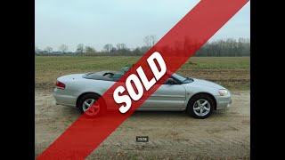 Vree Car Trading  Chrysler Sebring cabriolet  SOLD  occasions hengelo gld  ©Henny Wissink [upl. by Ynohtnaluap]