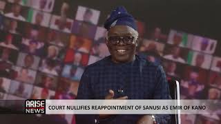 The Court Order Surrounding the Nullification of Sanusi’s Reinstatement as Emir is Confusing Falana [upl. by Celeski]