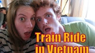 Train Ride in Vietnam  Ho Chi Minh City Saigon to Nha Trang Train Route Transportation Journey [upl. by Ametaf]