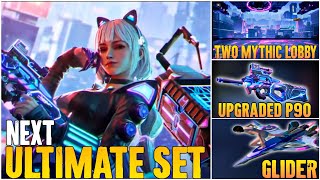 NEXT CYBERCAT ULTIMATE SETUPGRADED P90 ghtscape Ironwing Glider TWO mythic lobbies PUBG MOBILE [upl. by Weisler]