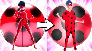 LANKYBOX REACTS TO MIRACULOUS LADYBUG TRANSFORMATIONS CRAZY LANKYBOX TRANSFORMATIONS [upl. by Navarro652]