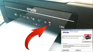 RESET EPSON L100 L210 L300 L350 L355 L555 🖨️ Servicio requerido 🔥 [upl. by Niffirg753]