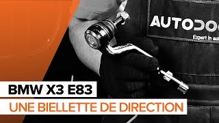 Comment remplacer une rotule de direction sur une BMW X3 E83 TUTORIEL  AUTODOC [upl. by Delle677]