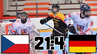 ČESKO VS NĚMECKO MISTROVSTVÍ EVROPY JUNIOŘI 2023 V INLINE HOKEJI [upl. by Yvette191]