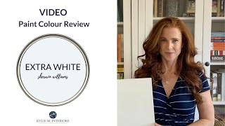 Paint Colour Review Sherwin Williams Extra White SW 7006 [upl. by Gridley307]