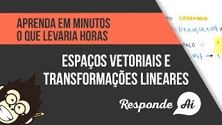 Espaços Vetoriais e Transformações Lineares  Espaços Vetoriais [upl. by Curnin]