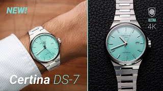 Certina DS7 is on Fire with a 39 mm Genta design amp turquoise dial [upl. by Sacul]