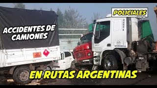 COMPILADO 💥 Accidentes de camiones 💥 en RUTAS ARGENTINA 🇦🇷 [upl. by Fawne979]