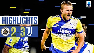 Spezia 23 Juventus  de Ligt Completes Comeback For Juventus  Serie A Highlights [upl. by Reamy867]