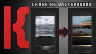 KLWP Tutorial OLD VIDEO Subscriber Request  Changing Backgrounds [upl. by Tito]