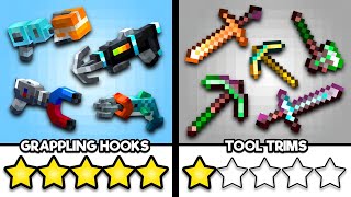 Minecrafts 10 BEST amp WORST New AddOns Reviewed [upl. by Atikram312]