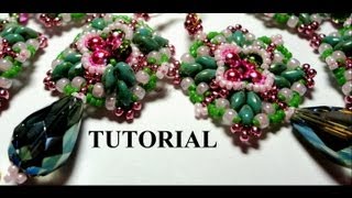 DIY Video Tutorial superduo perline parure Bon Bon Style [upl. by Guadalupe422]