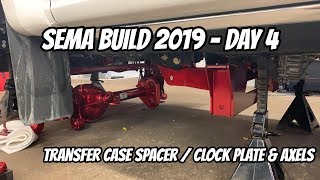 Day 4  Transfer Case Spacer Clock plate and axles [upl. by Fishman]