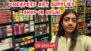 Cheap art material shop in DelhiKhalsa Brother Patel NagarBest Wholesale Stationery ShopResin Art [upl. by Afira]