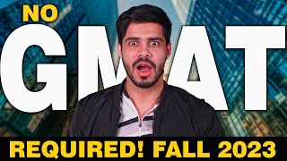 MBA Schools Waiving GMAT  Fall 2023  No GMAT Required for MBA [upl. by Elylrac212]