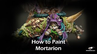 How to Paint Mortarion [upl. by Yalhsa]