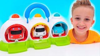 Vlad and Niki have fun with toy cars  Funny videos for kids [upl. by Nnoved]