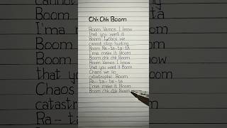 chk chk boom skz lyrics chkchkboom straykids skz lyrics [upl. by Yks]