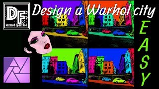 Andy Warhol Style City Affinity Photo Tutorial [upl. by Toddy]