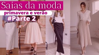 4 SAIAS QUE ESTÃO NA MODA NA PRIMAVERAVERÃO  parte 2 [upl. by Eilrahc]